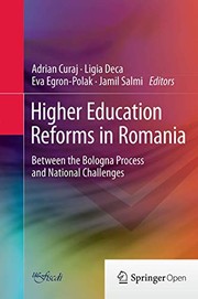 Front cover of Higher Education Reforms in Romania by Adrian Curaj