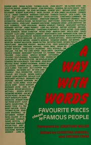 Front cover of A way with words by Christina Shewell