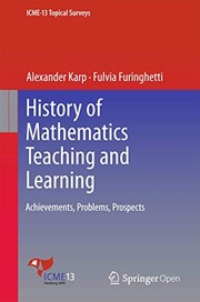 Front cover of History of Mathematics Teaching and Learning by Alexander Karp