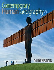Cover of Contemporary human geography by James M. Rubenstein