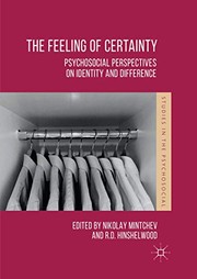 Front cover of The Feeling of Certainty by Nikolay Mintchev