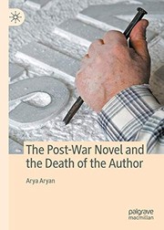 Front cover of The Post-War Novel and the Death of the Author by Arya Aryan
