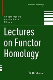 Front cover of Lectures on Functor Homology by Vincent Franjou