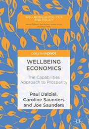 Front cover of Wellbeing Economics by Paul Dalziel