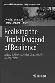 Front cover of Realising the 'Triple Dividend of Resilience' by Swenja Surminski
