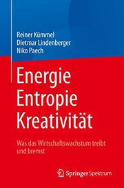 Front cover of Energie, Entropie, Kreativität by Reiner Kümmel