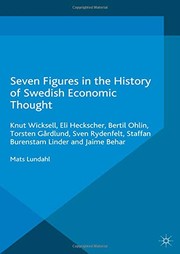 Front cover of Seven Figures in the History of Swedish Economic Thought by M. Lundahl