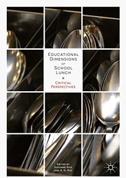 Front cover of Educational Dimensions of School Lunch by Suzanne Rice