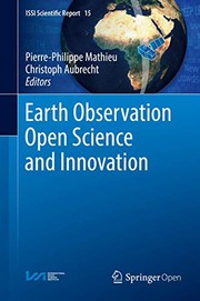Front cover of Earth Observation Open Science and Innovation by Pierre-Philippe Mathieu