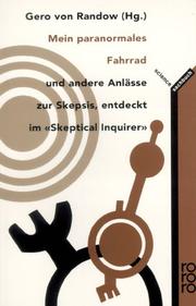 Front cover of Mein paranormales Fahrrad by Gero von Randow