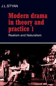 Front cover of Modern Drama in Theory and Practice, Volume 1 by J. L. Styan