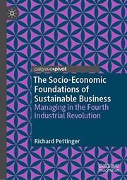 Cover of The Socio-Economic Foundations of Sustainable Business by Richard Pettinger