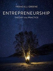 Front cover of Entrepreneurship Theory and Practice by Francis J. Greene