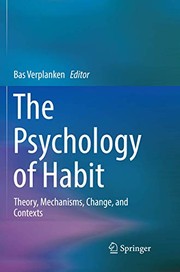 Front cover of The Psychology of Habit by Bas Verplanken