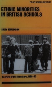 Front cover of Ethnic minorities in British schools by Sally Tomlinson