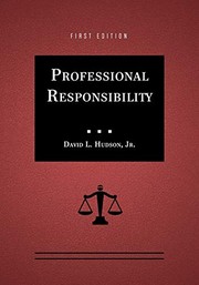 Cover of Professional Responsibility by David L. Hudson