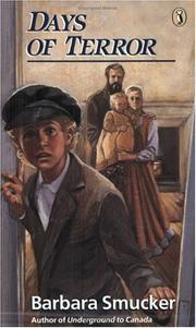 Cover of Days of Terror by Barbara Claassen Smucker