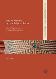 Front cover of Welfare Activities by New Religious Actors by Elisa Banfi