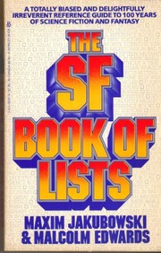 Front cover of The SF book of lists by Maxim Jakubowski
