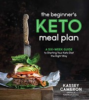 Cover of The Beginner’s Keto Meal Plan by Kassey Cameron