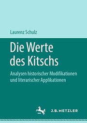 Cover of Die Werte des Kitschs by Laurenz Schulz