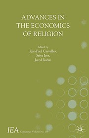 Front cover of Advances in the Economics of Religion by Jean-Paul Carvalho