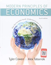 Front cover of Modern Principles of Economics by Tyler Cowen
