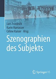 Cover of Szenographien des Subjekts by Lars Friedrich