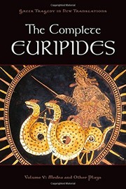 Front cover of The Complete Euripides : Volume V by Euripides