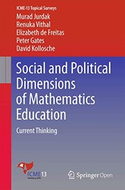 Cover of Social and Political Dimensions of Mathematics Education by Murad Jurdak