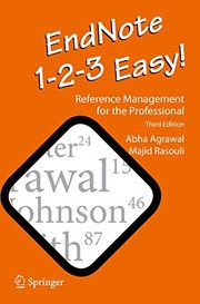 Cover of EndNote 1 - 2 - 3 Easy! by Abha Agrawal