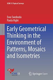 Cover of Early Geometrical Thinking in the Environment of Patterns, Mosaics and Isometries by Ewa Swoboda