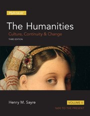 Cover of The Humanities by Henry M. Sayre