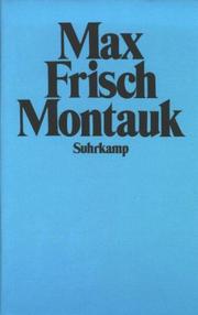 Cover of Montauk by Max Frisch