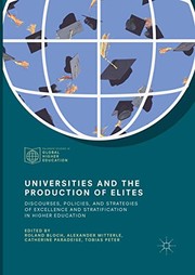 Front cover of Universities and the Production of Elites by Roland Bloch