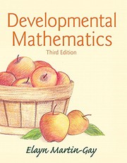 Front cover of Developmental Mathematics by K. Elayn Martin-Gay