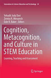Front cover of Cognition, Metacognition, and Culture in STEM Education by Yehudit Judy Dori