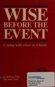Cover of Wise before the event by William Yule
