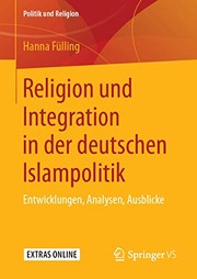Front cover of Religion und Integration in der deutschen Islampolitik by Hanna Fülling