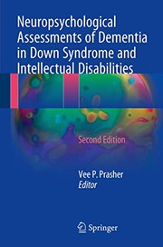 Cover of Neuropsychological Assessments of Dementia in Down Syndrome and Intellectual Disabilities by Vee P. Prasher