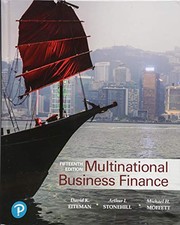 Cover of Multinational business finance by David K. Eiteman