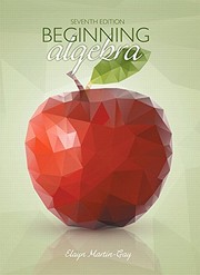 Cover of Beginning Algebra by K. Elayn Martin-Gay