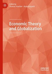 Cover of Economic Theory and Globalization by Thomas Hoerber