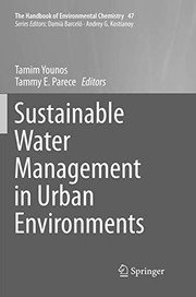Front cover of Sustainable Water Management in Urban Environments by Tamim Younos