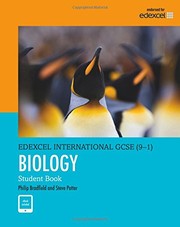 Front cover of Edexcel International GCSE  Biology Student Book by Philip Bradfield