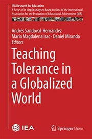 Front cover of Teaching Tolerance in a Globalized World by Andrés Sandoval-Hernández
