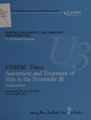 Cover of Hospice/palliative care training for physicians by Porter Storey