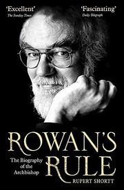 Cover of Rowan's rule by Rupert Shortt