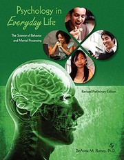 Front cover of Psychology in Everyday Life by DeAnna M. burney