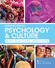 Front cover of Introduction to Psychology and Culture by Mia Palmer